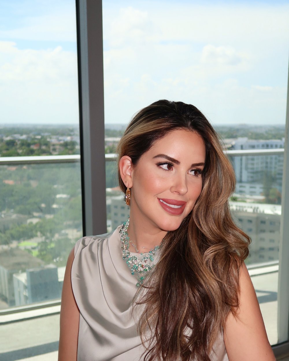 Emmy Branger overlooking Miami